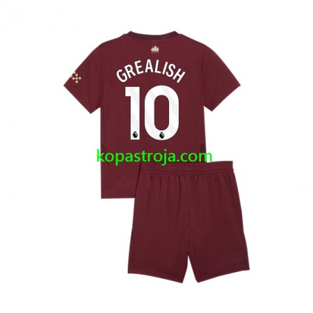Billiga Fotbollströjor Manchester City Jack Grealish 10 Barn Tredje tröja 2024/25 Kortärmad